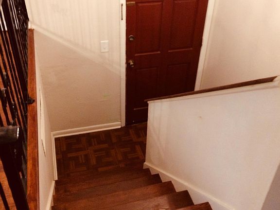 Stairway to front door