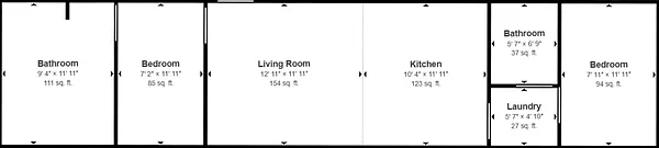 2 bed, 2.0 bath, 980 sqft, $1,600 — Photo 3