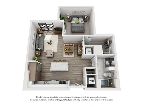 Floor plan 1E