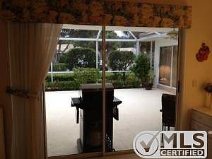 View onto Patio from Living Room