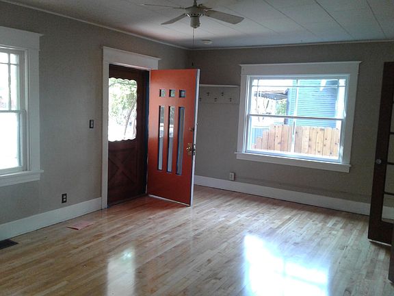 Freshly refinished wood floors throughout house. This floor