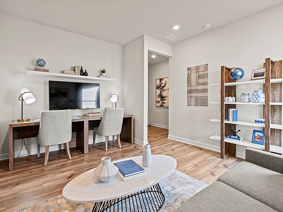 Turn your flex space into an at-home office. Photography from Clear Pond in Myrtle Beach, SC.