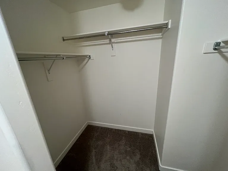 Walk-in closet.