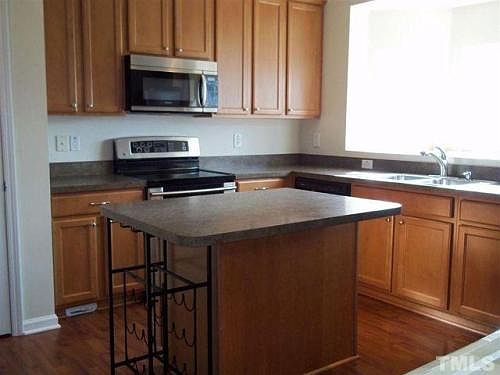 Custom countertops and wine rack