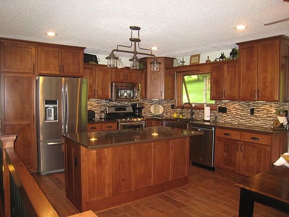 Hand Made Amish Oak Cabinets