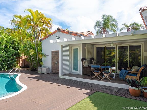 Pool & Covered Terrace Patio View