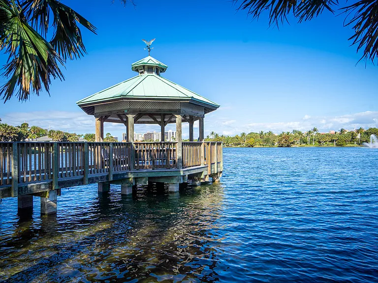 Pelican Lake gazebo