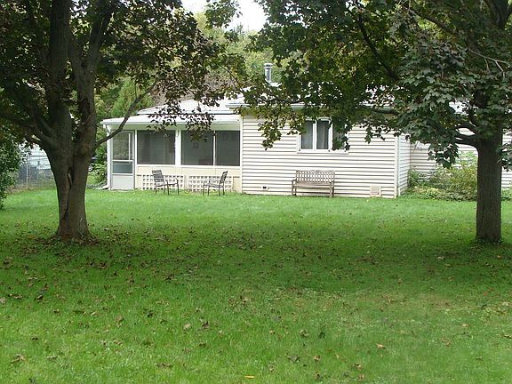 spacious backyard