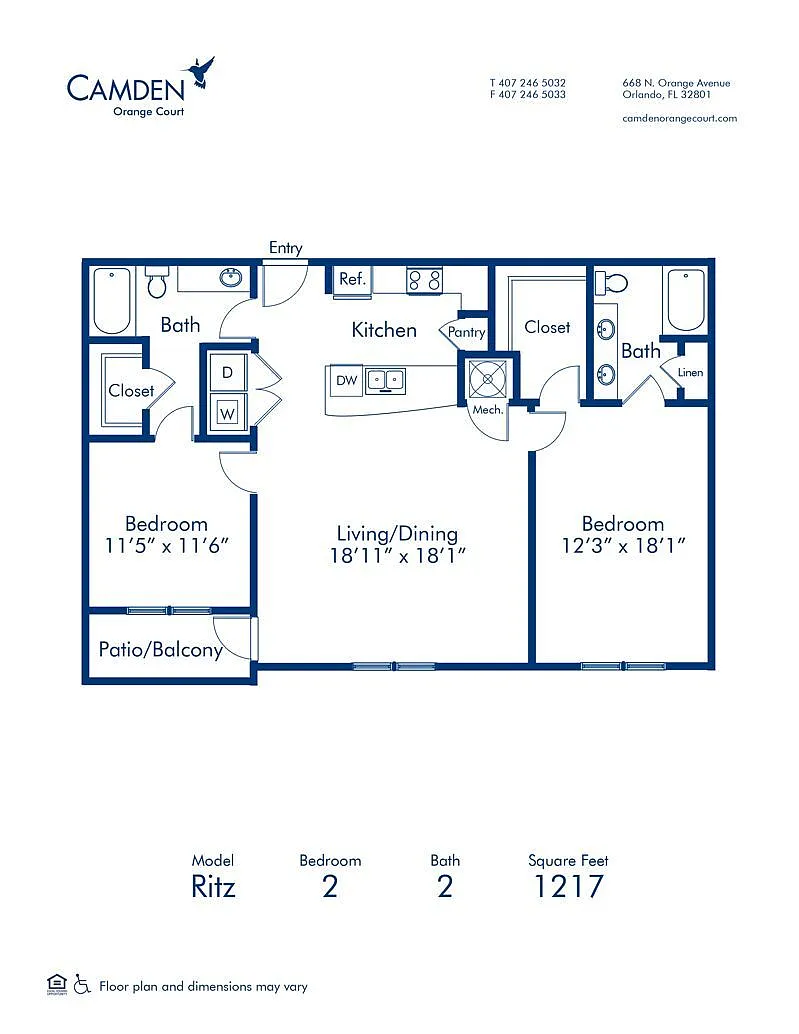 Floor plan Ritz