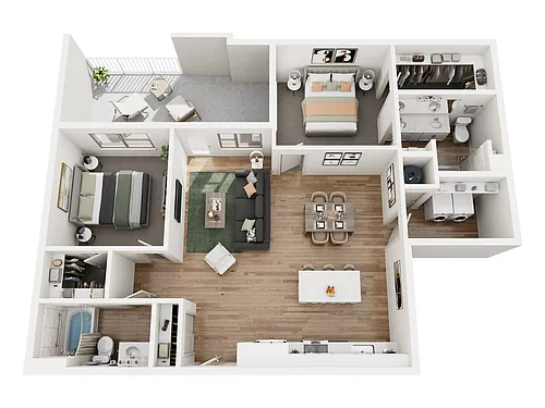 Floor plan Platte