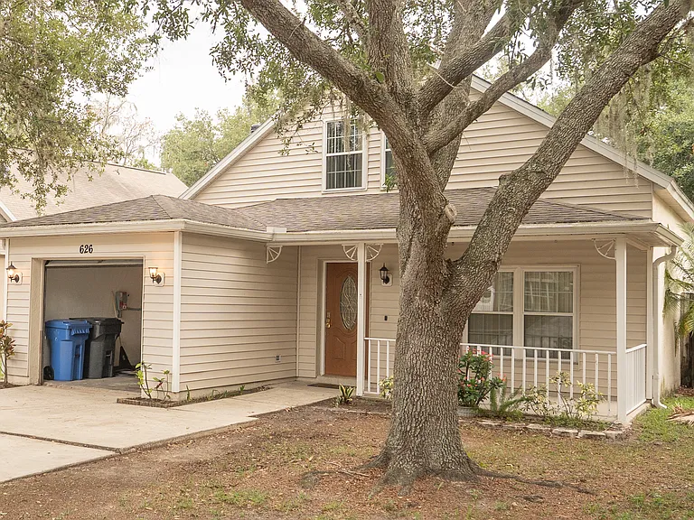 Covered front porch