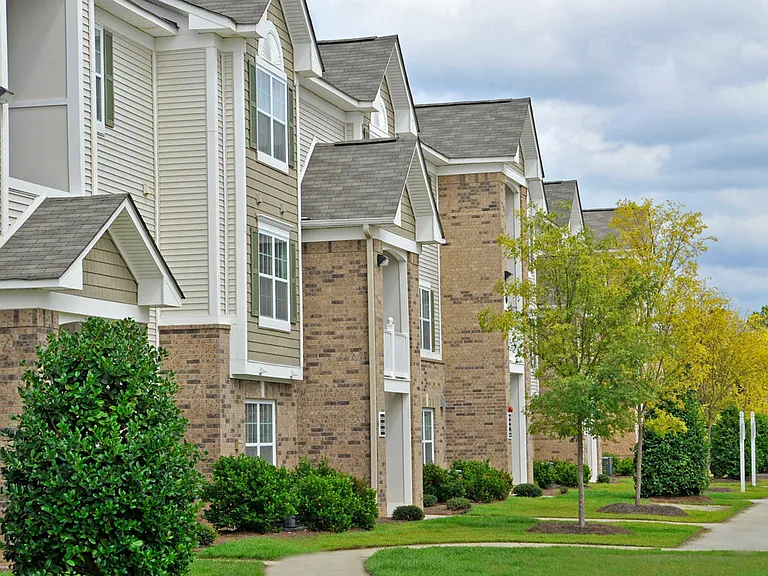 Green Lawns and Trees