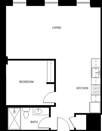1 Bed | 1 Bath | 552-652 SQ FT 1 Bed | 1 Bath | 552-652 SQ FT