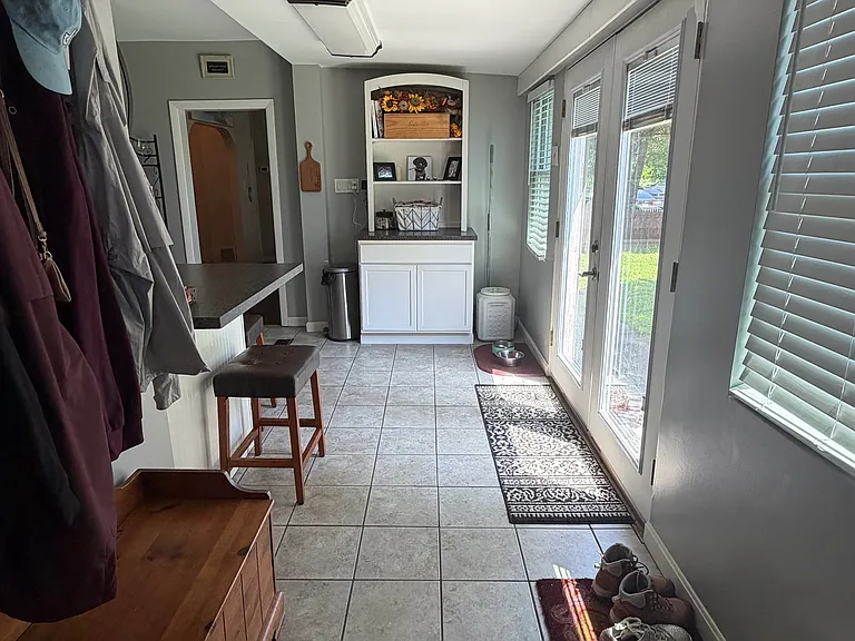 Back door mud area