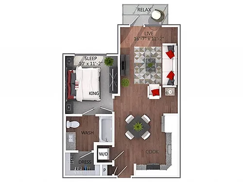Floor plan A1b