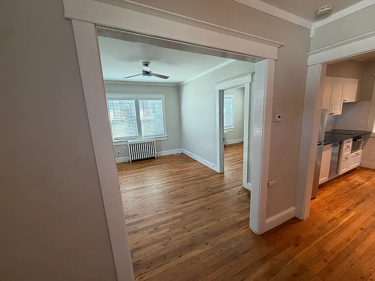 Open living room/dining area