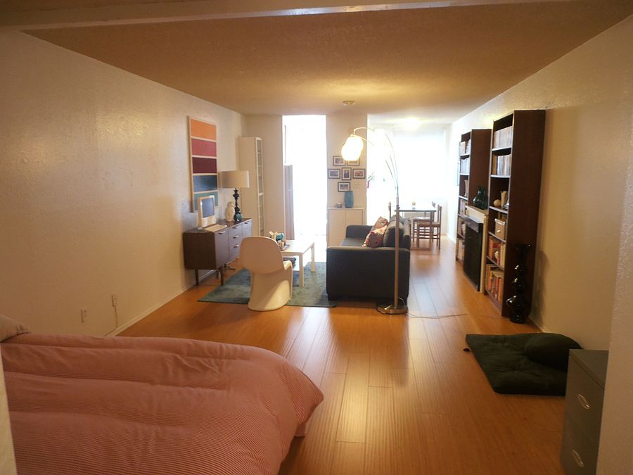 Studio with furniture to show scale - furniture not included