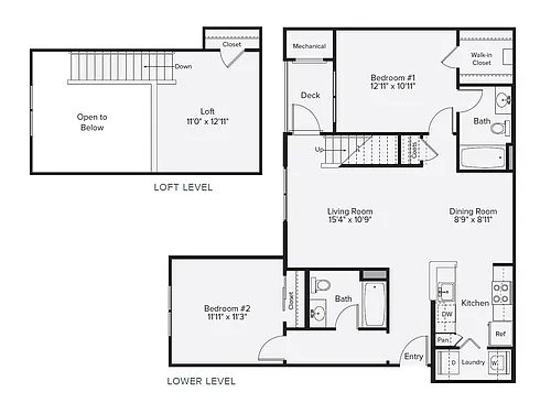 Floor plan BF2L-1190