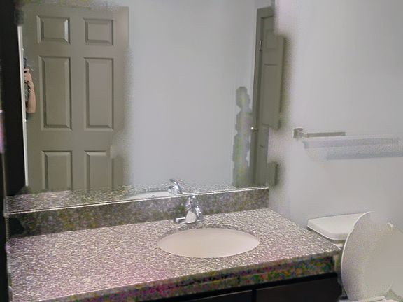 Second bathroom in bedroom
