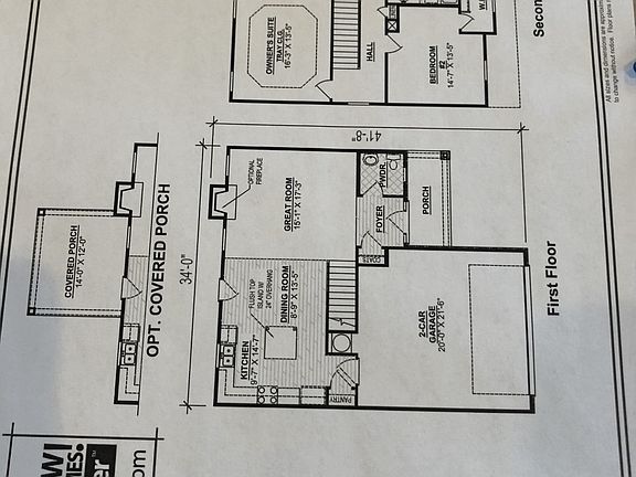 Wide open Floor plan