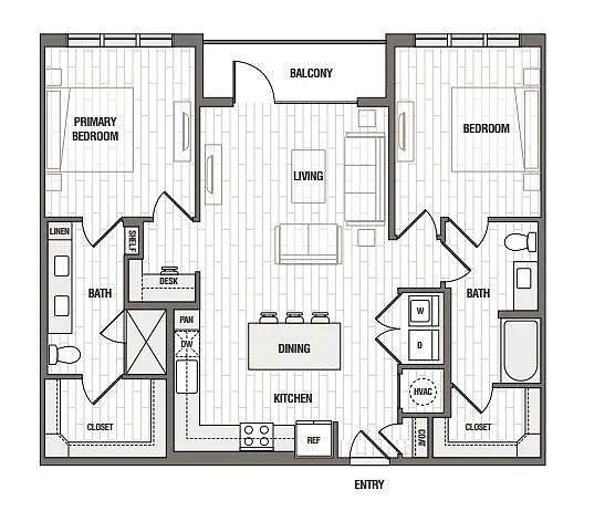 Floor plan B22