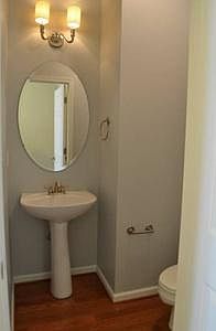 Main floor Half-bathroom near front entrance.