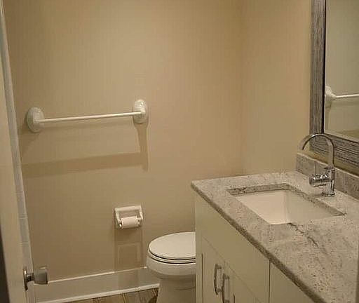 New vanity and granite