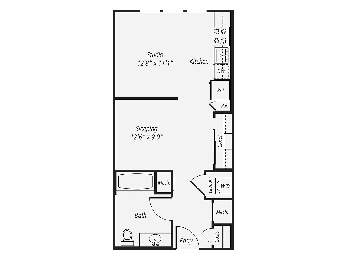 Floor plan S1 Renovated