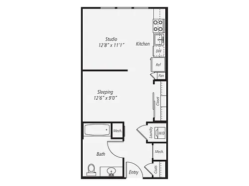 Floor plan S1 Renovated
