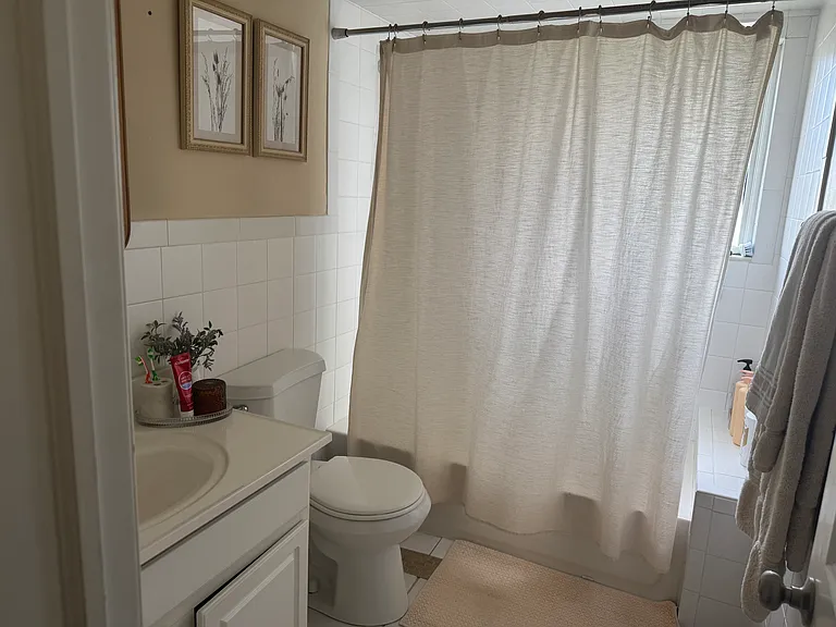 Clean, remodeled bathroom