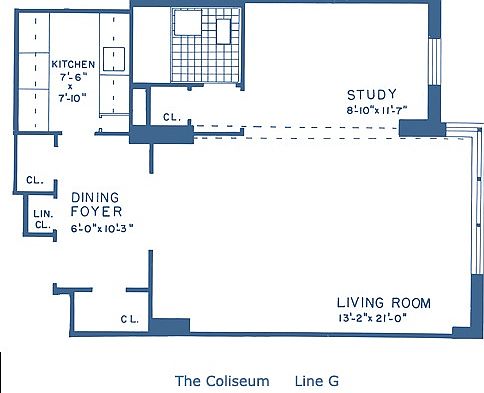 2nd image of 30 W 60th St APT 12G