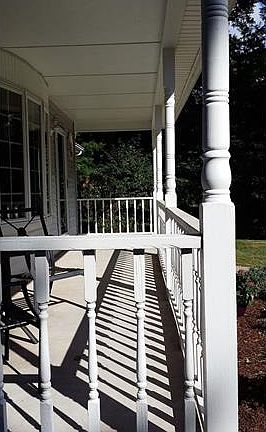 Front Porch - Colonnade View