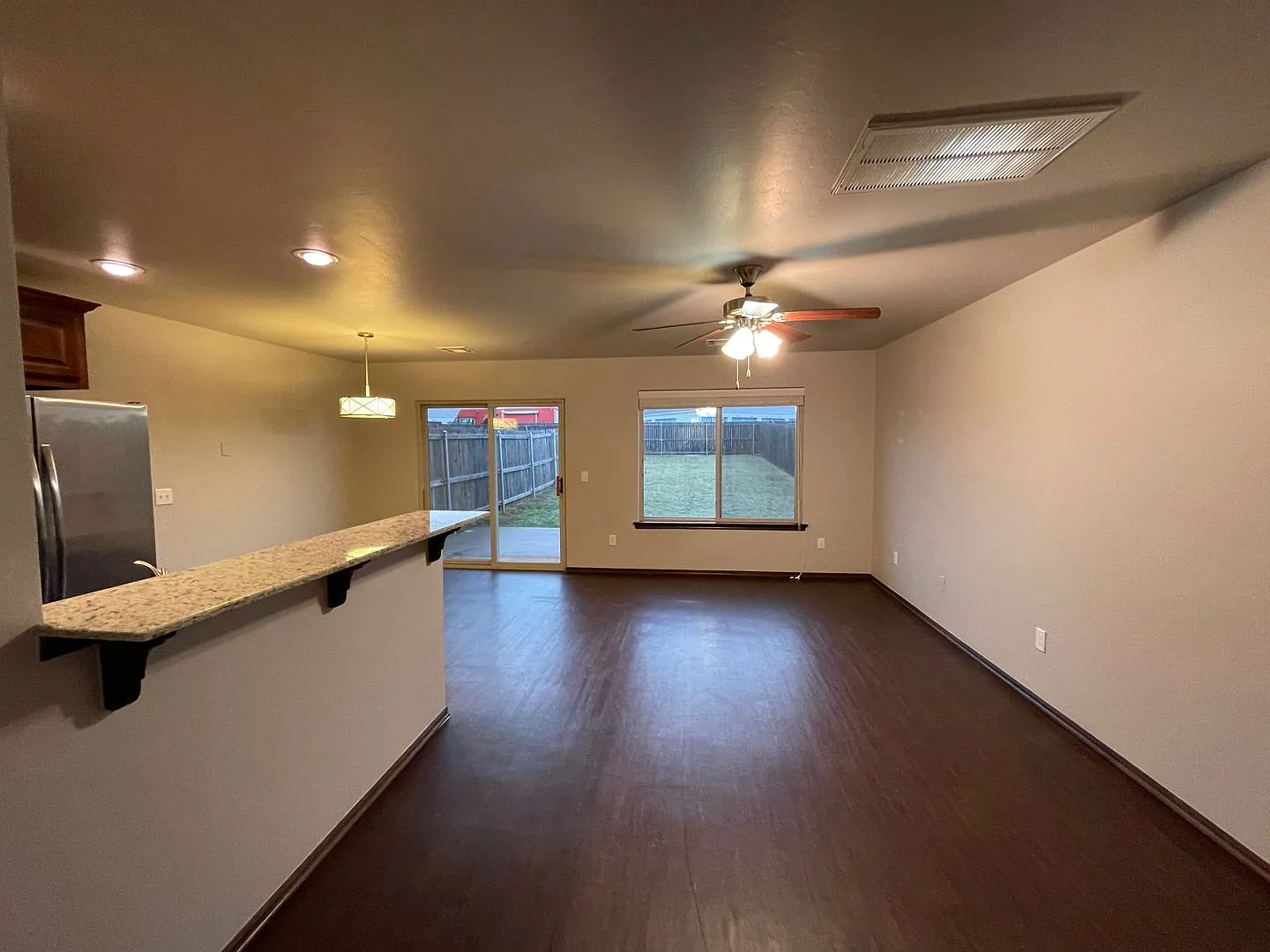 3 bed room, 2.5 baths with a garage and it is a 2 story for rent! Huge fenced yard and Deer Creek... — Photo 2