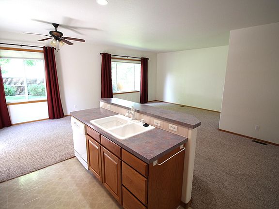Kitchen, Living, Dining area
