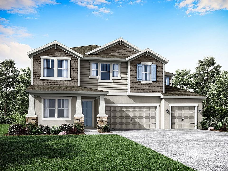 The sawgrass craftsman elevation by William Ryan Homes