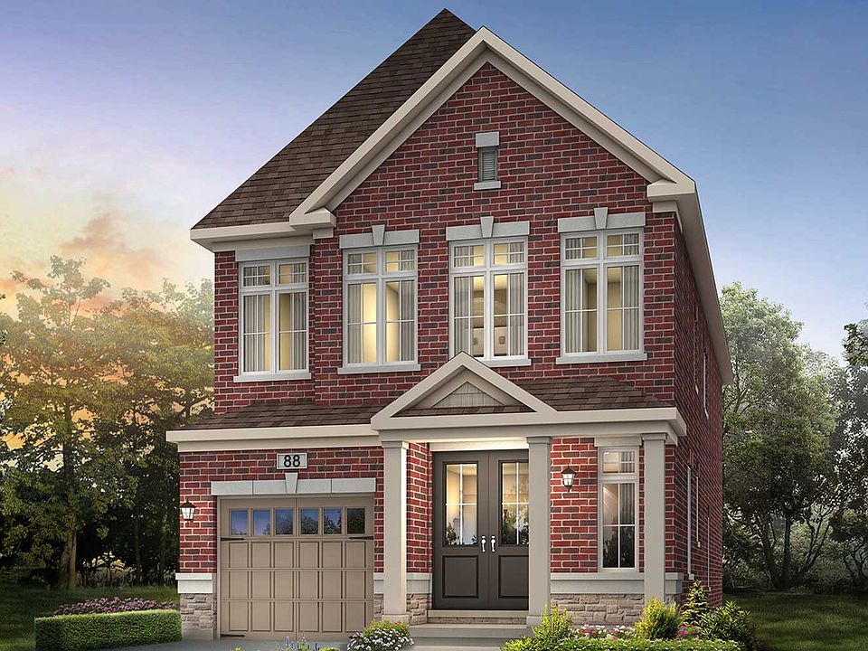 Exterior Garnet Style B at Woodhaven in Aurora, Ontario.