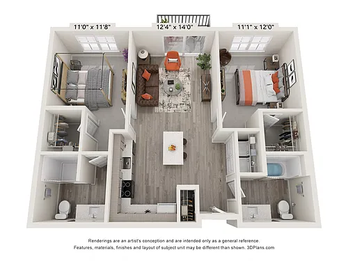 Floor plan The Castor