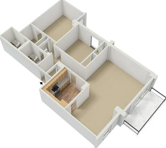 3D Floor Plan of Tier 6 3D Floor Plan of Tier 6