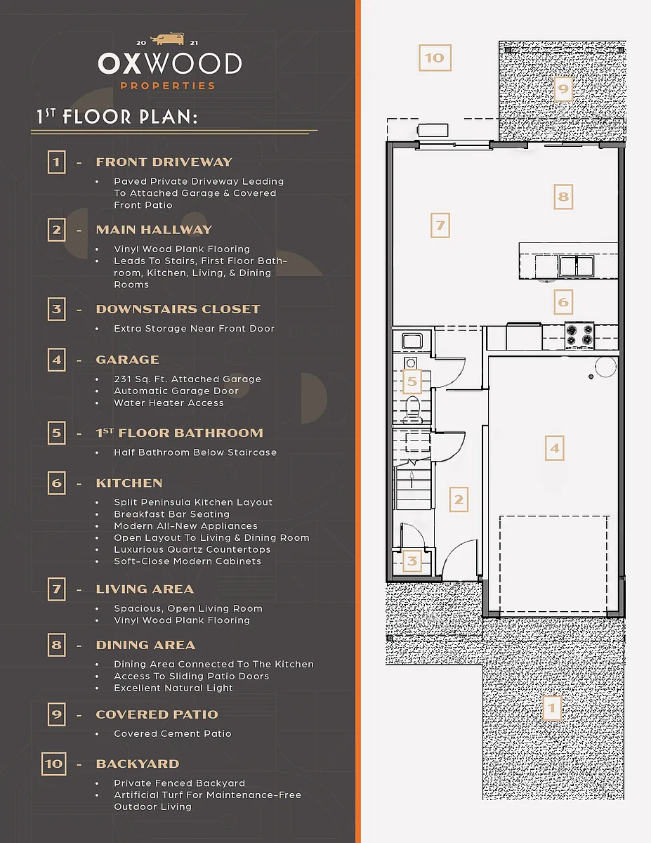 First Floor Plan - 183 74th St
