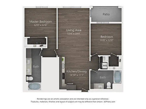 Floor plan C1-2