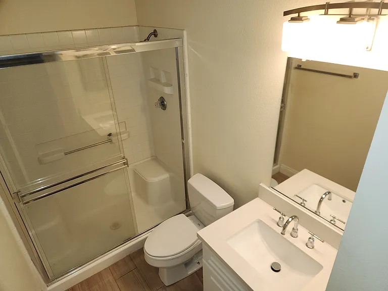 bathroom 2 with new countertop