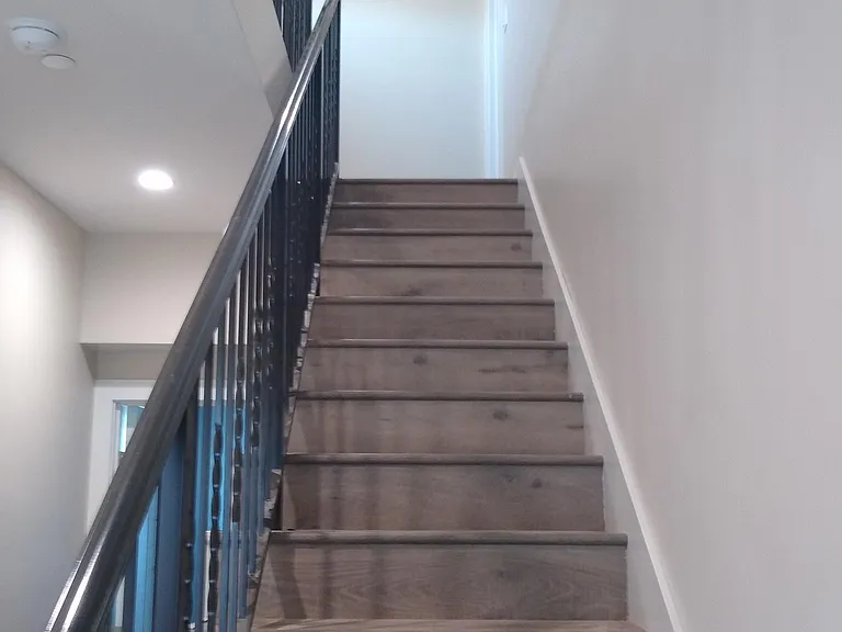 Stairs leading to bedrooms