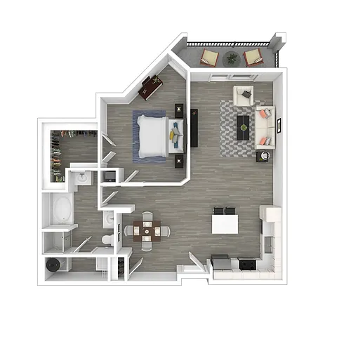 Floor plan The Parkview - Renovated