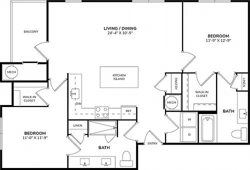 Floor plan B3