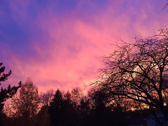 Sunset from the deck