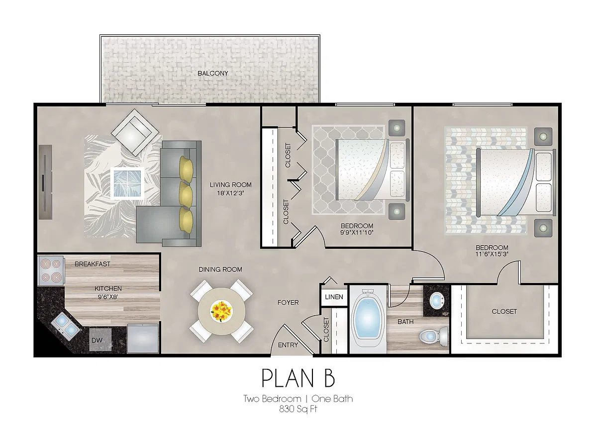 Floor plan B