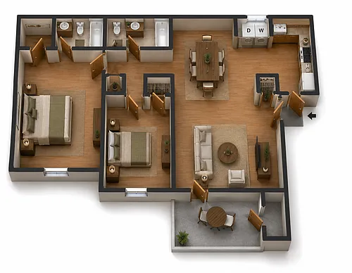 Floor plan B2