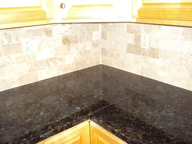 Kitchen- Granite Countertop & Marble Backspalsh