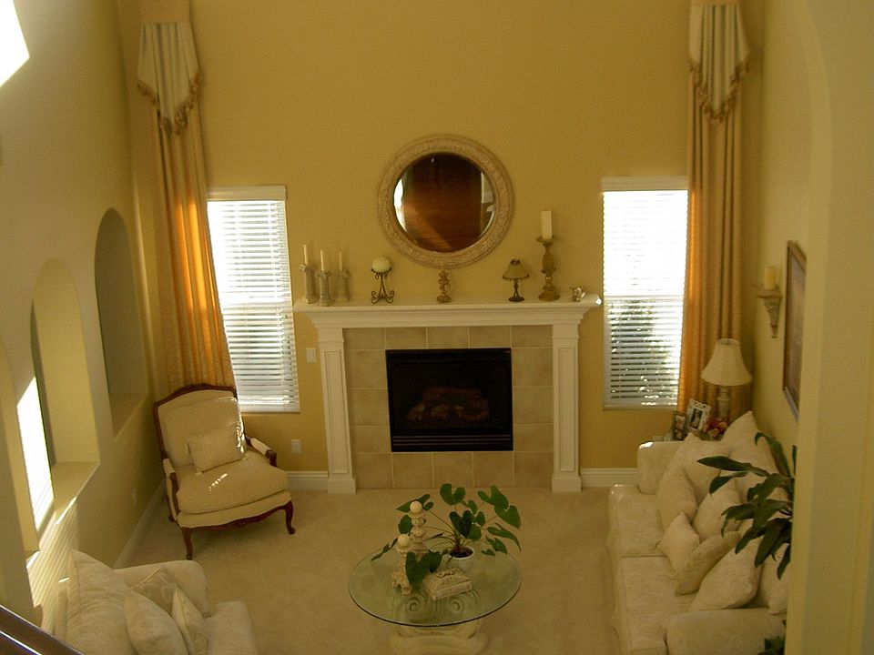 Enormous arch leading into Living Room