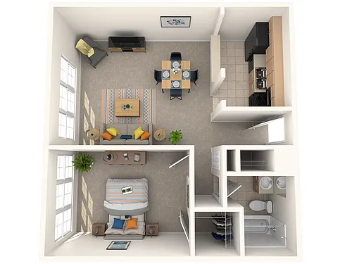 Floor plan Burch